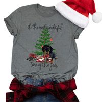 Winsummer Christmas Movie T-Shirt Women Christmas Shirt Funny Cute Graphic T-Shirt Short Sleeve Tees Tops T Shirt