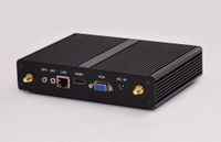 New Intel Haswell Celeron 2980U Mini Box PC Fanless PC HTPC with 2G RAM and 32G SSD Support Linux/Windows USB3.0 WiFi Included GbE VGA HDMI HD 1080P Media Player