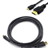Simyoung Micro HDMI to HDMI Cable Adapter 4K 60Hz Ethernet Audio Return Compatible for GoPro Hero 7 Black Hero 5 4 6, Sony A6000 Camera, IdeaPad 300 Tablet, Lenovo Yoga 3 Pro, ASUS Zenbook Laptop 5FT