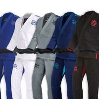 Sanabul Essentials V.2 Ultra Light BJJ Jiu Jitsu Gi with Preshrunk Fabric (Black, A3)
