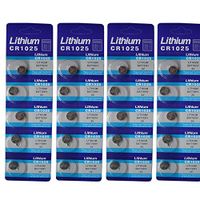 Generic Cr1025 Br1025 1025 3V Lithium Batteries 20 Pcs 4 Cards