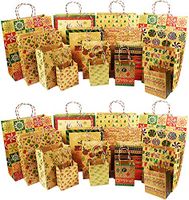 Set of 32 Blissful Friends Gift Bags! 4 Fun Designs! 3 Different Sizes! (32 Gift Bags)