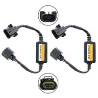 2x H13 9008 LED Headlight NO Error Warning Decoder Load Resistor Canbus