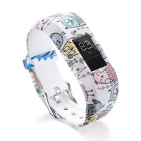 Kanzd Replacemet Silicone Watch Band Strap for Garmin VivoFit Jr/Jr 2 Kids' Fitness (F)