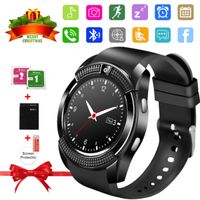 SFABFEMIT Bluetooth Smart Watch with Camera Touchscreen,Smart Watches Waterproof Unlocked Phones Watch with SIM Card Slot Compatible with Android Phone XS 8 7 6 (V8)