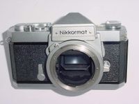 Chrome Nikon Nikkormat FTN 35MM Professional SLR film camera