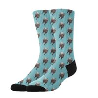 YEAHSPACE Funny Funny Cute Otter Baby Soft Dress Socks Gift,Colorful Pattern Cotton Crew Socks Athletic Socks for Cold Winter
