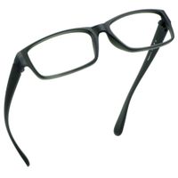 LifeArt Blue Light Blocking Glasses,Computer Reading Glasses,Transparent Lens,Reduce Headaches&Eyestrain,Stylish for Women/Men +3.00