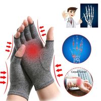 MelysUS Solid Arthritis Pressure Health Gloves Half Finger Gloves Hand & Wrist Braces