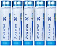 Boiron Urtica Urens 30C, 5-Pack of 80 Pellet Tubes, Homeopathic Medicine for Skin Rash