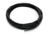 THE CIMPLE CO - Solid Copper Grounding Wire - Proudly Made in America - Ground Protection Satellite Dish Off-Air TV Signal - UV Jacketed Antenna Electrical Shock # 10 Gauge AWG THHN - Black 50 FT