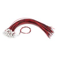 uxcell a15112300ux0203 JST-XH 2.5mm 2-Terminal Female Connector Cable Wire 300mm Length Pack of 43