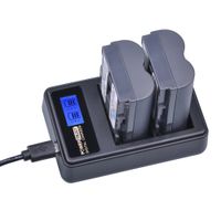 PowerTrust 2-Pack 2650mAh BP-511 BP511A Battery and LCD USB Dual Charger for Canon EOS 40D 300D 5D 20D 30D 50D