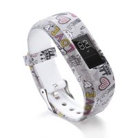 Kanzd Replacemet Silicone Watch Band Strap for Garmin VivoFit Jr/Jr 2 Kids' Fitness (A)