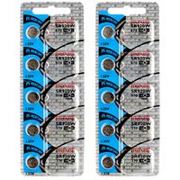 2X 5PK Maxell Silver Oxide SR920W High Drain Watch Battery Replaces 370, 371, 372, D370/371, D370/371B, SR/TR920SW, 370, 371, 372, SP370, SP371, SP372, SR916W, SR920SW, NEDA 1171SO, 1188SO, IEC SR68