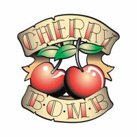 Cherry Bomb Tattoo Art Design - Full Color Vinyl Decal Sticker for Instant Pot Instapot Pressure Cooker