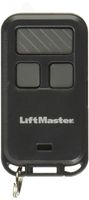 LiftMaster 890max Mini Key Chain Garage Door Opener Remote, 2.5" Long x 1.25" Wide x 1/2" Thick, Black with Gray Buttons