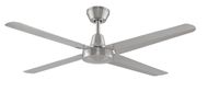 Fanimation Ascension FP6717BN High Power Indoor/Outdoor Ceiling Fan with 54-Inch Blades, 3 Speed Wall Control, Brushed Nickel