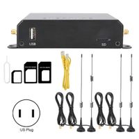 Wireless WiFi Router，All Metal Pluggable Card Type Router Industrial Grade Wireless 3G Version Router (100-240V)(US)