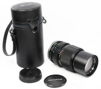 Olympus 75-150mm OM System ZUIKO Auto-Zoom Constant f/4 Lens with Hard Case, Caps and Built-in Hood
