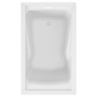 American Standard 2771V002.020 Evolution 5 ft. x 36 in. Deep Soaking Tub with Reversible Drain, White