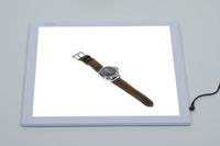 PERFECT CATCH Photo Studio Box Fill Light Shadowless Light Panel Dimmable Bottom Light Product Photography LED 15x15 inches