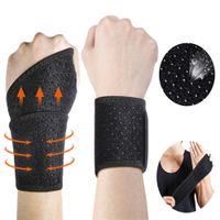 HAMUHA 2PCS Wrist Support Wrist Wraps,Bandage Breathable Bracers Wrist Support Straps for Weight Lifting,Fitness,Bench Press for Man&Woman
