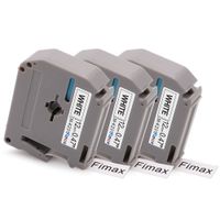 Fimax P-Touch MK231 M-K231s Tape 12mm 0.47 Inch Replacement for Brother M231 MK-231 Label Tape with PT-M95, PT-90, PT-70, PT-65,PT-70SR,PT-85 (Black on White, 26.2 Feet, 3PK)