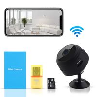 LIVCRT Mini HD Wireless Hidden Camera Magnetic Feature for Easy Installation with Smart Motion Detection Instant Push Notifications Night Vision Spy Cam - Mini Spy Camera