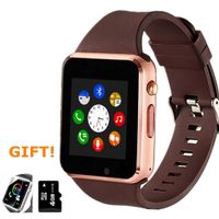 Amazqi Smart Watch, Smartwatch Phone with Camera TF Card Pedometer SIM Card Slot Music Player Compatible for IOS IPhone (Partial Functions) and Android Phone Samsung HUAWEI LG Sony for Men Women Teens