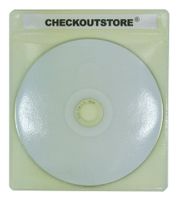 CheckOutStore (200) Premium CD Double-Sided Storage Plastic Sleeve (Yellow)