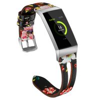 somoder Leather Bands Compatible Fitbit Charge 3, Stylish Vintage Leather Bracelet Replacement for Fitbit Charge 3 & Fitbit Charge 3 SE
