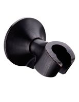 Handheld Shower head Holder - Adjustable Dual Positions - Wall Suction Bracket - Includes Adhesive Disc - No Tools Required (Oil Rubbed Bronze Finish)