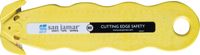 San Jamar KK401YL Klever Kutter Safety Box Cutter Knife, Yellow