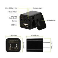Moclever Spy Camera - HD 1080P Hidden Camera - Spy Camera Charger - USB Wall Charger Camera - Mini Spy Camera - Nanny Camera - Spy Cam-Surveillance Camera - Home Security Cameras (Hidden Camera 1080P)