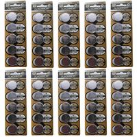 eCoreCell (50pcs) CR2450 5029LC 3V 3 Volt Lithium Single Use Non-Rechargeable Button Coin Cell Battery