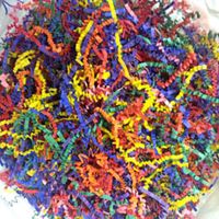 6oz Bag U Choose Size Rainbow Blend Gift Basket Shred Crinkle Paper Filler Bedding nfLG -1660