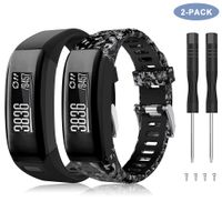 Younsea Compatible Garmin Vivosmart HR Watch Band, Accessories Adjustable Soft Silicone Replacement Wrist Watch Strap Designed for Garmin Vivosmart HR Smart Sport Watch(NO for Vivosmart HR+)
