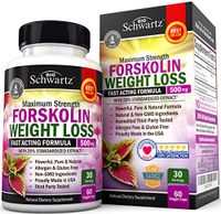 Forskolin Extract for Weight Loss. Pure Forskolin Diet Pills & Belly Buster Supplement. Premium Appetite Suppressant, Metabolism Booster, Carb Blocker & Fat Burner for Women and Men Coleus Forskohlii