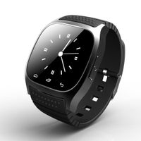 M26 Bluetooth Smart Watch Waterproof Digital Watch Touch Screen Phone Unlocked Watch (Black)