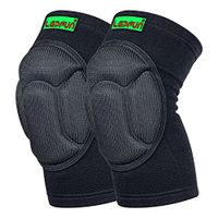 Lepfun S9000 Knee Pads, (1Pair) Thick Sponge Anti-Collision Kneeling Kneepad Support for Outdoor, Climbing and Sports (Small/Medium, S9000 Black)