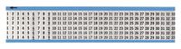 Brady AF-1-33-PK 1.50" Marker Length, Dead Soft Aluminum Foil, Black on Silver Consecutive Numbers Wire Marker Card, Legend "1 thru 33" (Pack of 25 Card)