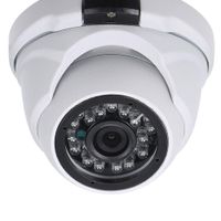 OWSOO 1080P PoE High-Resolution Indoor Dome Camera CCTV Camera 2.0MP 1.7mm Lens 1/2.8 CMOS Color 24 Lamps Nightvison Analog Camera Security Camera