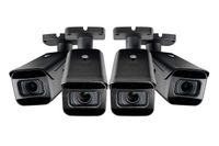 4-Pack of Lorex LNB9272S 4K 8MP 30FPS Vari-Focal 4X Zoom Bullet Camera w/Listen-in Audio