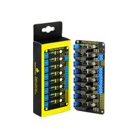 KEYESTUDIO Solid State Relay 8-Channel 5v for Raspberry Pi Arduino PIC AVR DSP ARM Relay Switch Module High/Low Level Trigger AC240V/2A Output