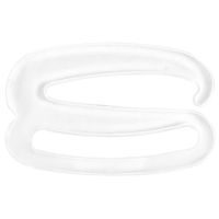 Juvale Bra Hook - 50-Pack Bra Strap Hook Replacement, Bra Slide Hooks for Swimsuits, Lingerie, Bras, Clear, 1 Inch, 25 mm Wide