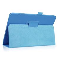 Jennyfly Tab S4 10.5 Case (SM-T830), Premium PU Leather Hand Free Stand Stand with Auto Sleep/Wake Function Protective Case Cover for Samsung Galaxy Tab S4 10.5 - Light Blue