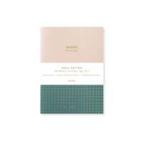 Fringe Activity Set, 3 Journals, GOAL GETTER, 6 x 8.25 Inches, (987303)