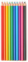 Promarx BP63-AR1C10-48 Rainbow Fashion Ink Pens, Assorted Colors, 10 Count