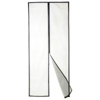 Apalus New Fiberglass Magnetic Screen Door, 36"x83", Super Strong Fly Mesh, 28 Magnets from Top to Bottom Ultra Seal Magnets Close Automatically